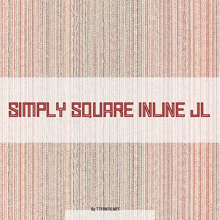 Simply Square Inline JL example